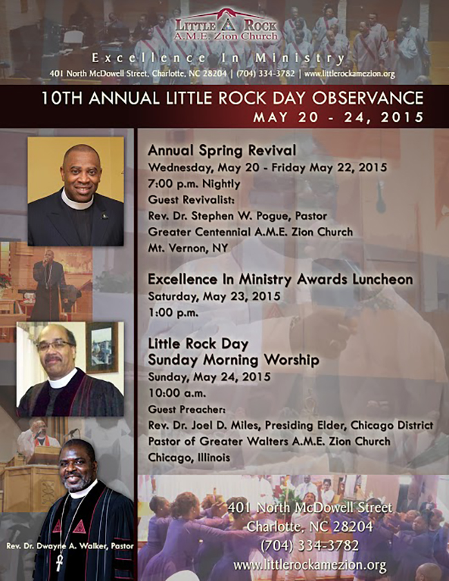 Little Rock AME Zion Church - Observance