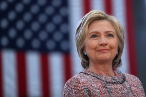 Hillary Clinton Campaigns In Salinas, California