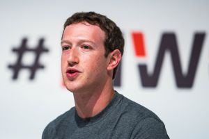 Mark Zuckerberg attendes Mobile World Congress 2015