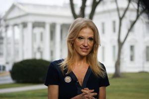 Kellyanne Conway Speaks To Morning Shows From Front Lawn Of White House