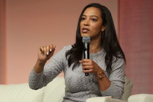 Angela Rye speaks at The Womens Convention at Cobo Center...