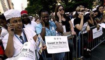 New Yorkers Rally For Contracts And Better Pay