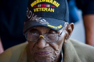 Mr. Richard Overton, 112-years-old, The 3rd Olderst Man on the Plant and the Oldest Military Veteran, Visits the National Museum of African American History and Culture