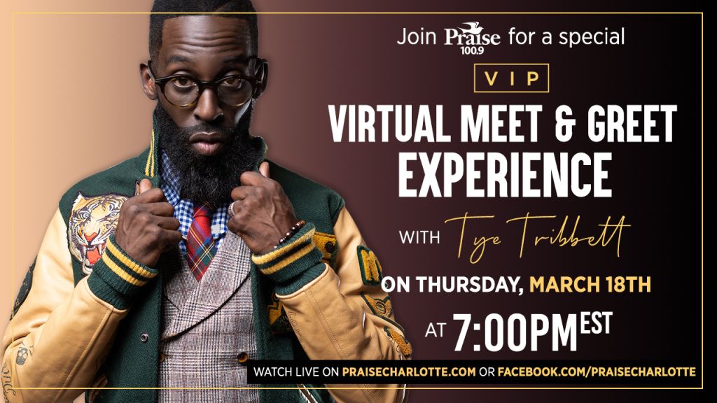 WPZS Exclusive VIP Experience With Tye Tribbett!