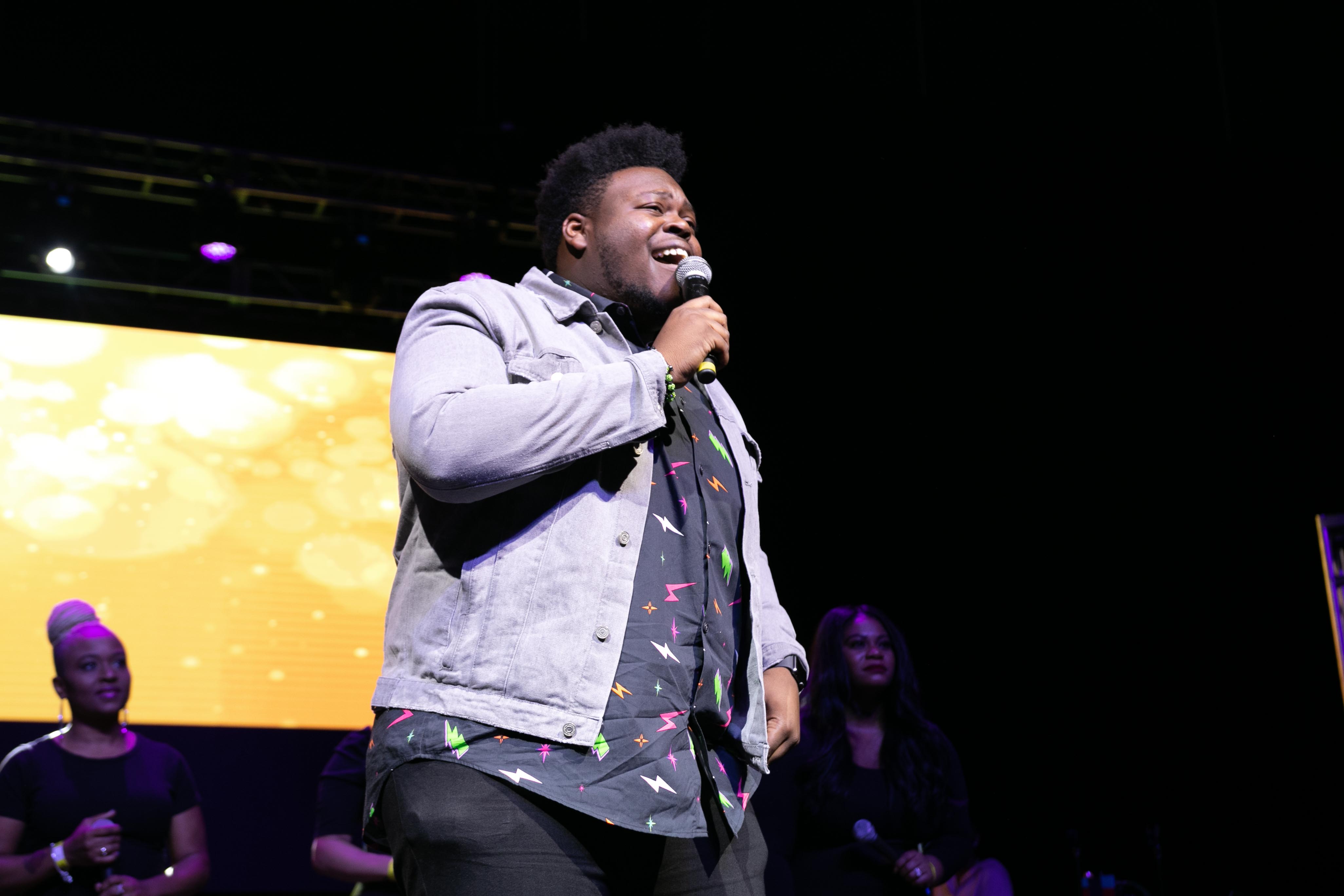 Tiffany Andrews, Melvin Crispell III & Josh Copeland At the 12th Annual Spirit Of Praise Celebration