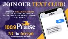 Praise Charlotte Text Club Graphic