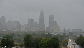 Wind and heavy rain in Charlotte