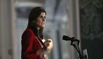 Presidential Candidate Nikki Haley holds election night watch party