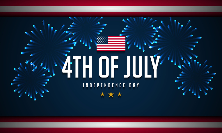4th of July Background Design.