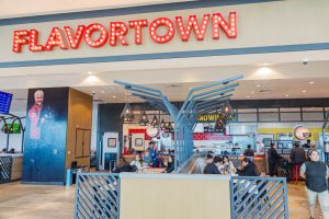 Merida, Mexico, Manuel Crescencio Rejon International Airport, Merida International Airport, Flavortown restaurant, Guy Fieri, front entrance