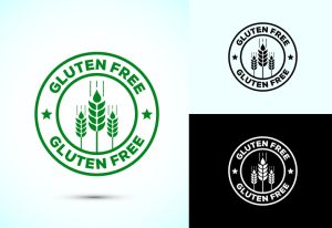 Gluten Free Icon Design Illustration, Non Gluten Food Sign For Apps And Websites