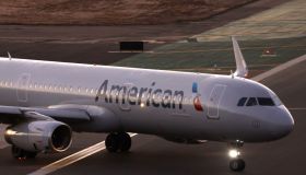 American Airlines Airbus At San Diego International Airport
