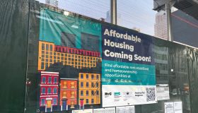 Affordable Housing building under Construction, New York City