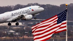 American Airlines Plane And Black Hawk Helicopter Crash Near Reagan National Airport