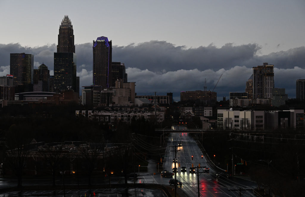 Strong storms move through the Charlotte