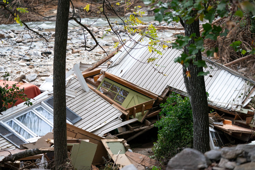 Storm Helene Causes Massive Flooding Across Swath Of Western North Carolina