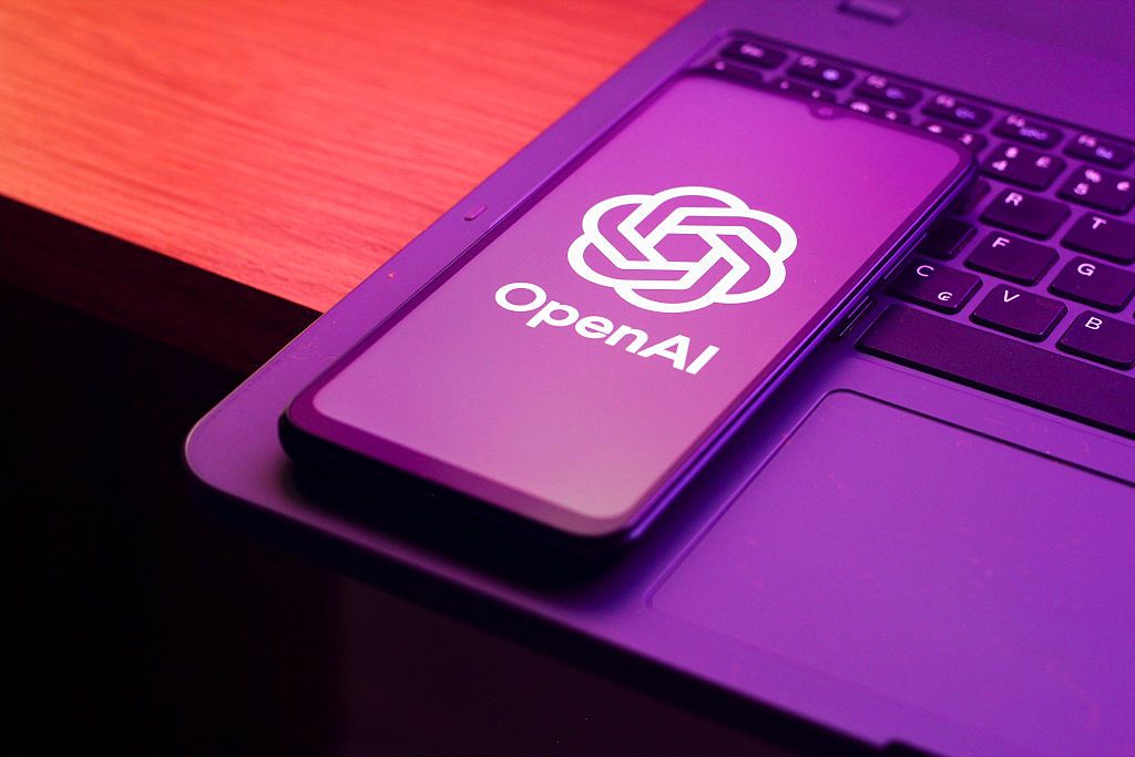 In this photo illustration, the OpenAI (Open AI - Chat GPT)